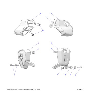 BODY, SIDE COVERS - N26SSE77 (202041C)