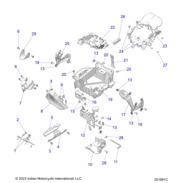 CHASSIS, FRAME BRKTS. - N24DLBAG/DLCAG ALL OPTIONS (201773C)