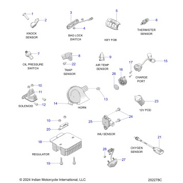 ELECTRICAL, COMPONENTS 1 - N26LG4SS/LG6SS ALL OPTIONS (202278C)