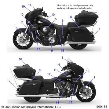 BODY, EMBLEMS/DECALS - N22TKDBB ALL OPTIONS (900185)