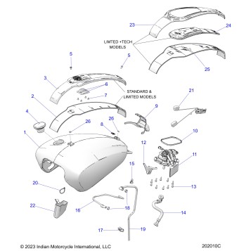 FUEL SYSTEM, FUEL TANK ASM. - N25SCB76/SCC76/SCD76/SCF76 (202010C)