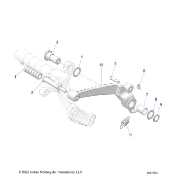 BRAKES, BRAKE PEDAL - N24DLBAG/DLCAG ALL OPTIONS (201785C)