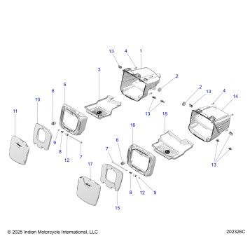 BODY, FAIRING, LOWER STORAGE - N26LG4SS/LG6SS (202326C)