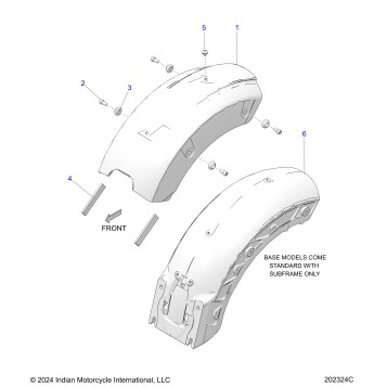 BODY, FENDER, REAR - N26SBC61/SBV61 (202324C)