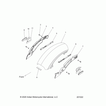 BODY, FENDER,REAR - N22MTA11/MTB11 ALL OPTIONS (201022)