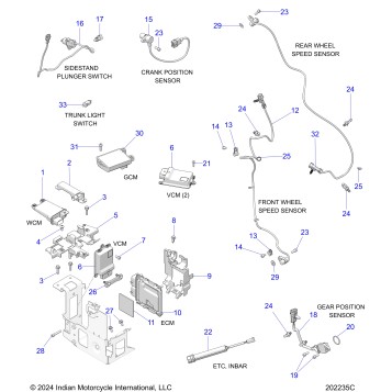 ELECTRICAL, COMPONENTS 2 - N26LG4SS/LG6SS ALL OPTIONS (202235C)