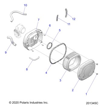 ENGINE, AIR INTAKE SYSTEM - N22DMABH/DMDBH ALL OPTIONS (C201345)
