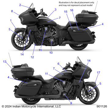 BODY, DECALS/EMBLEMS - N25LDDRR ALL OPTIONS (901126)