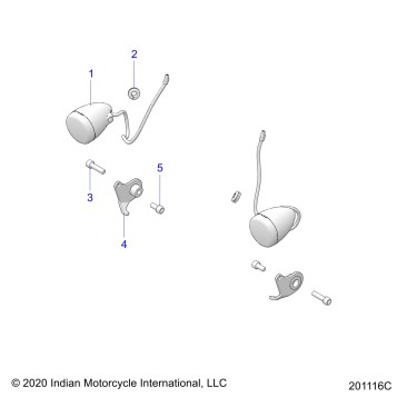 ELECTRICAL, TURN SIGNALS, FRONT - N21TJDBB/N21TJDDB (201116C)