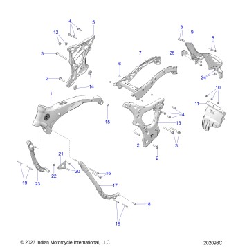 CHASSIS, FRAME ASM. - N24TCBBB ALL OPTIONS (202098C)