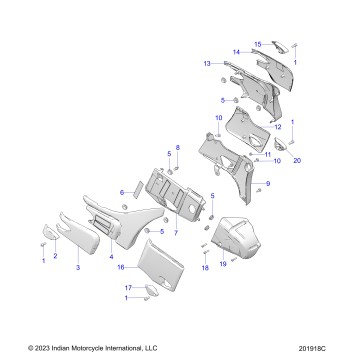BODY, SIDE/REAR COVERS - N24LCARR/LCJRR ALL OPTIONS (201918C)