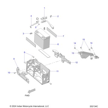ELECTRICAL, BATTERY - N26LFRRR ALL OPTIONS (202134C)