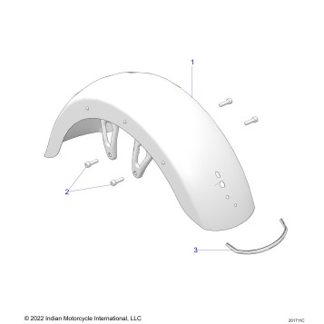 BODY, FENDER, FRONT - N24LCCRR/LCKRR ALL OPTIONS (201711C)