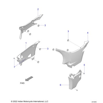 BODY, SIDE COVERS - N23THABB ALL OPTIONS (201695C)