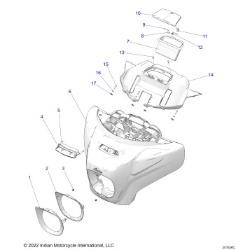 BODY, FAIRING ASM 1 - N24TCABB/TCPBB ALL OPTIONS (201636C)