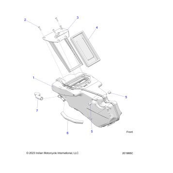 ENGINE, AIR INTAKE - N25SCB76/SCC76/SCD76/SCF76 (201966C)