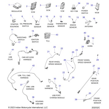 ELECTRICAL, COMPONENTS - N25SCB76/SCC76/SCD76/SCF76 (202032C)
