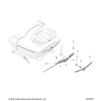 BODY, TRUNK LOCK - N26LG4SS/LG6SS ALL OPTIONS (202425C)