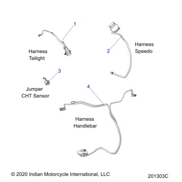 ELECTRICAL, WIRE HARNESS 2 - N24DLBAG/DLCAG ALL OPTIONS (201303C)