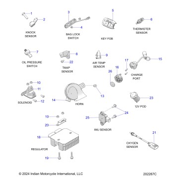 ELECTRICAL, COMPONENTS 1 - N26LFRRR ALL OPTIONS (202267C)