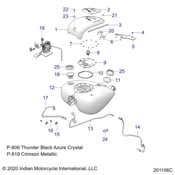 FUEL SYSTEM, FUEL TANK ASM. - N21TKABB ALL OPTIONS (201106C)