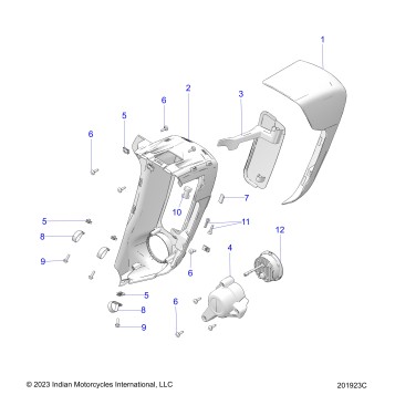BODY, FAIRING, LOWER - N24LDGRR/LDHRR ALL OPTIONS (201795C)