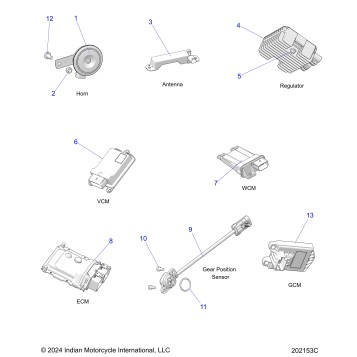 ELECTRICAL, COMPONENTS 1 - N26DMBAG ALL OPTIONS (202153C)