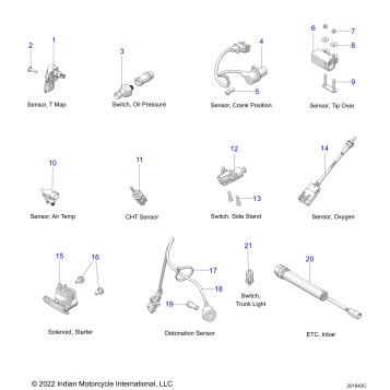 ELECTRICAL, COMPONENTS 2 - N24TKEBB ALL OPTIONS (201643C)