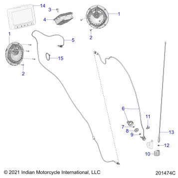 ELECTRICAL, AUDIO SYSTEM - N22LCBRR ALL OPTIONS (201474C)