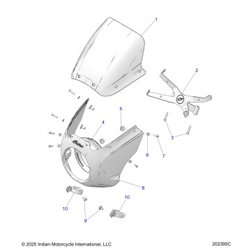 BODY, QUARTER FAIRING - N26SSB76/SSC76/SSD76 (202395C)