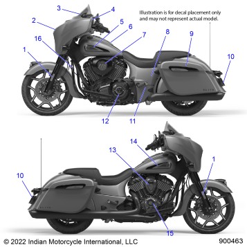 BODY, EMBLEMS/DECALS - N22TCEBB ALL OPTIONS (900463)