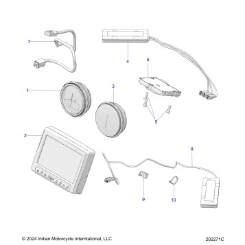 ELECTRICAL, INSTRUMENT CLUSTER - N25LFLRR ALL OPTIONS (202271C)