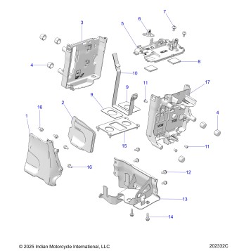 CHASSIS, FRAME BRKTS. - N26SSE77 (202332C)