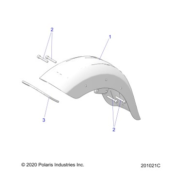 BODY, FENDER, FRONT - N21MSA11/MSB11 ALL OPTIONS (201021C)