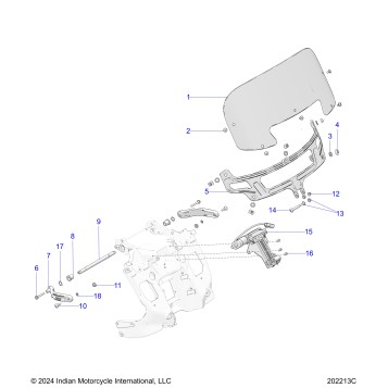 BODY, WINDSHIELD - N26LC4SS/LC6SS ALL OPTIONS (202213C)