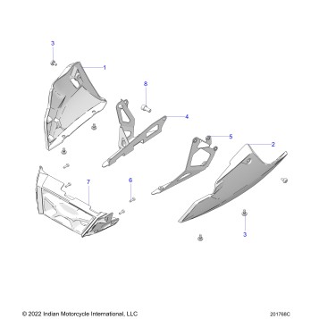 BODY, FRONT, LOWER - N24RZU22/FZU22 (201768C)