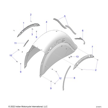 BODY, FENDER, REAR - N24THAAA ALL OPTIONS (201687C)