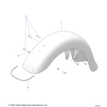BODY, FENDER, FRONT - N24TCDBB/TC9BB ALL OPTIONS (201631C)