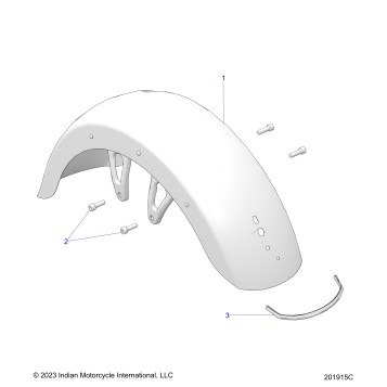 BODY, FENDER, FRONT - N24LCARR/LCJRR ALL OPTIONS (201915C)