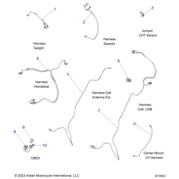ELECTRICAL, WIRE HARNESS 2 - N24DBABH/DBFBH ALL OPTIONS (201791C)