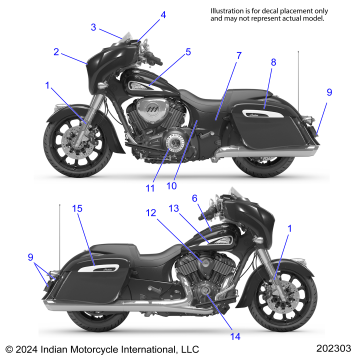 BODY, EMBLEMS/DECALS - N25TCBAA ALL OPTIONS (202303)