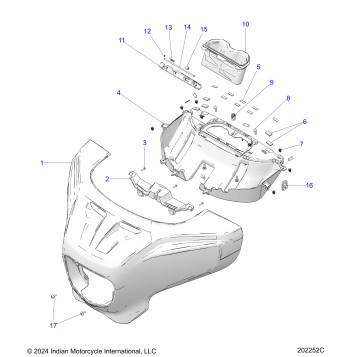BODY, FAIRING ASM 1 - N26LFRRR ALL OPTIONS (202252C)