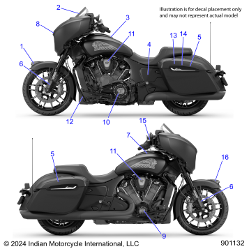 BODY, DECALS/EMBLEMS - N25LFDSS ALL OPTIONS (901132)