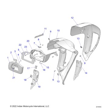BODY, FAIRING, LOWER - N24TRABB/TRPBB ALL OPTIONS (201650C)