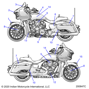 BODY, DECALS/EMBLEMS - N20LCARR/N20LCBRR ALL OPTIONS (200847C)