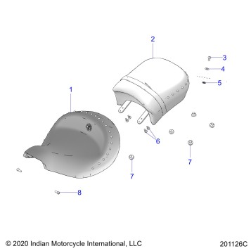 BODY, SEAT - N22THAAA ALL OPTIONS (201126C)