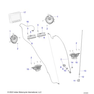 ELECTRICAL, AUDIO SYSTEM - N23TCEBB ALL OPTIONS (201804C)