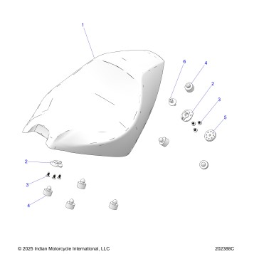BODY, SEAT - N26SSB76/SSC76/SSD76 (202388C)