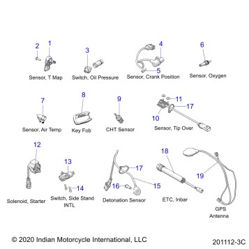 ELECTRICAL, COMPONENTS 2 - N22DMABH/DMDBH ALL OPTIONS (201112-3C)