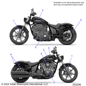 BODY, DECALS/EMBLEMS/BADGES - N26DMBAG ALL OPTIONS (202296)
